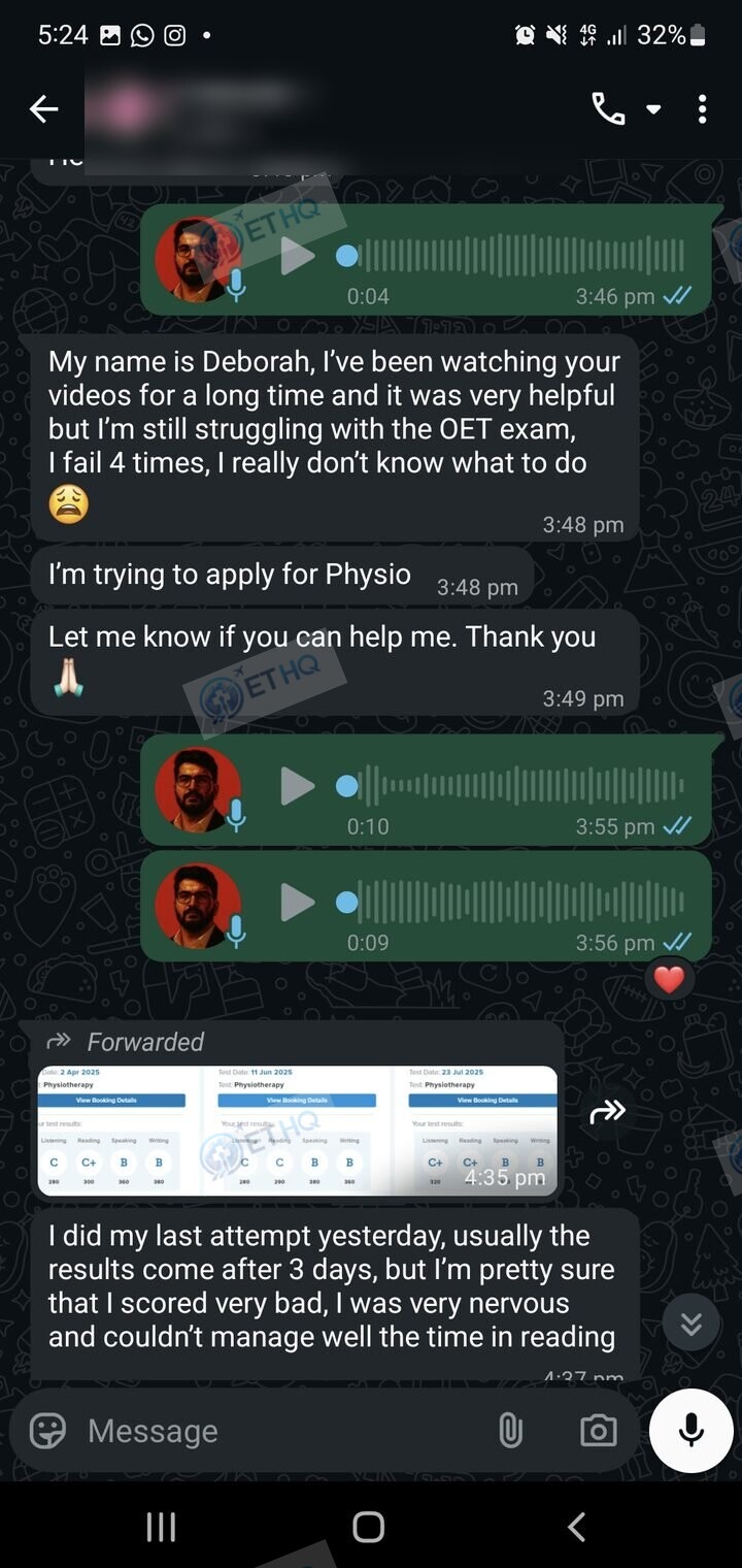 Story 3, before: the student's first message asking for help