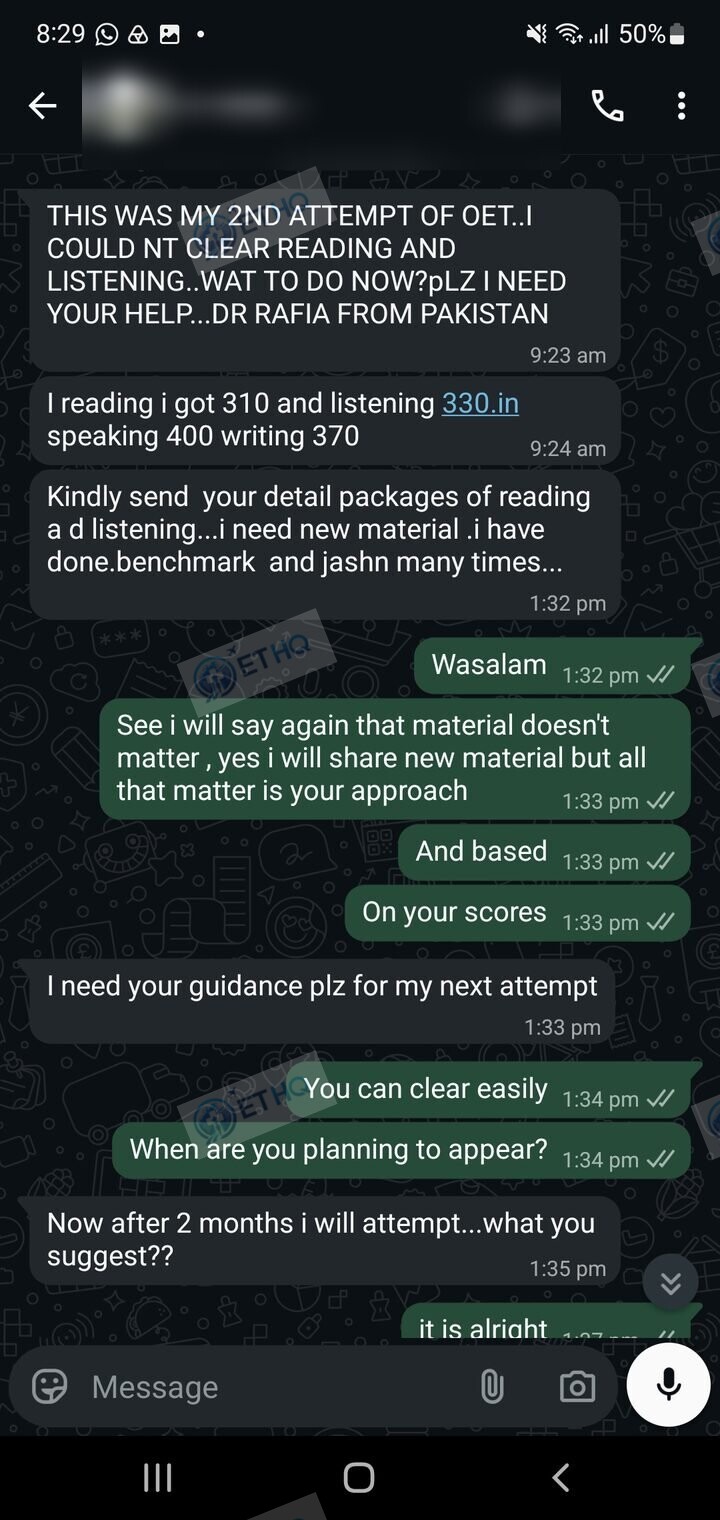 Story 9, before: the student's first message asking for help