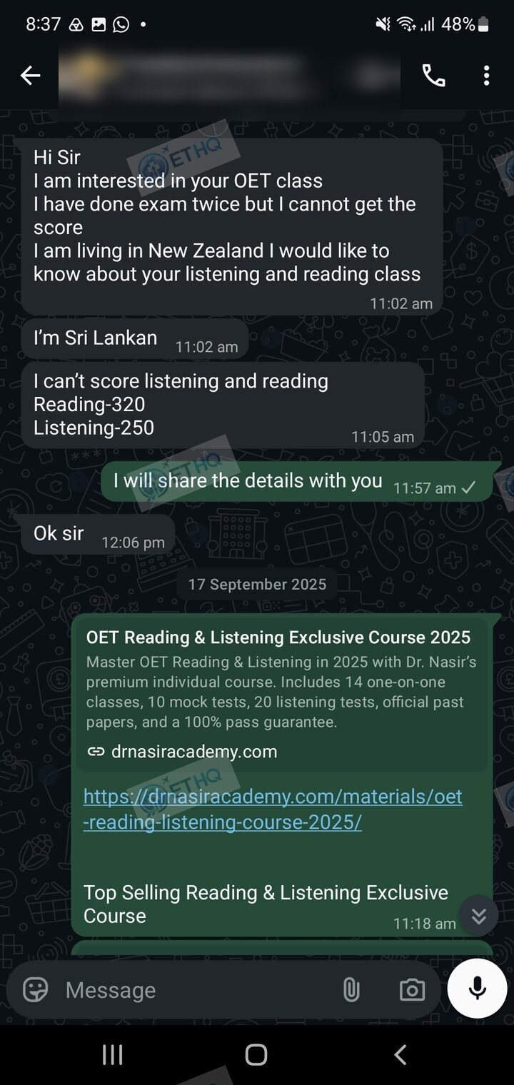 Story 12, before: the student's first message asking for help